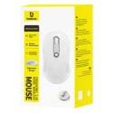 Mysz bezprzewodowa ergonomiczna USB 2.4GHz F02 - biała