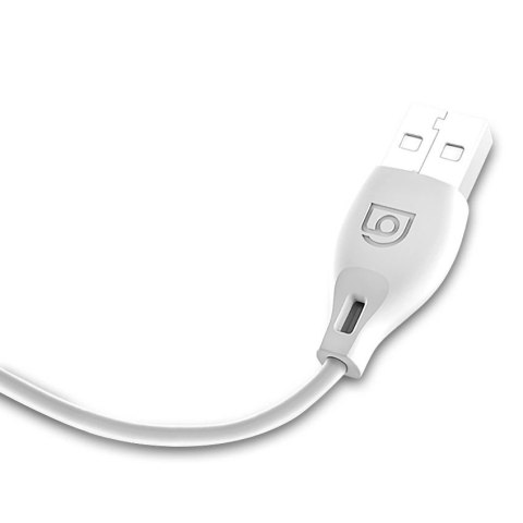 Przewód kabel USB-A - iPhone Lightning 2.4A 1m - biały