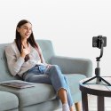 Selfie stick 4w1 statyw składany kijek do zdjęć z pilotem 110cm - czarny