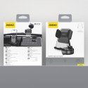 Uchwyt samochodowy do smartfona z przyssawką na deskę rozdzielczą - czarny