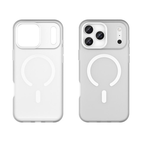 Etui case na iPhone 17 Pro Max Magnetic Abrasive MagSafe - matowe białe