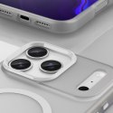 Etui case na iPhone 17 Pro Max Magnetic Abrasive MagSafe - matowe białe