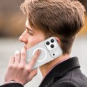 Etui case na iPhone 17 Pro Max Magnetic Abrasive MagSafe - matowe białe