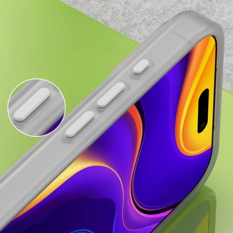 Etui case na iPhone 17 Pro Max Magnetic Abrasive MagSafe - matowe białe