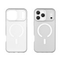 Etui case na iPhone 17 Pro Magnetic Abrasive MagSafe - matowe białe