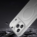 Etui case na iPhone 17 Pro Magnetic Abrasive MagSafe - matowe białe