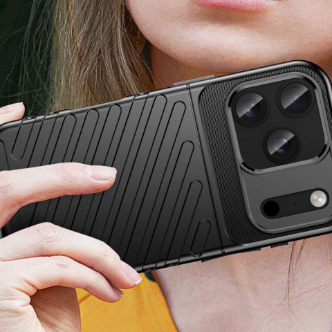 Etui pokrowiec plecki na iPhone 17 Pro Thunder Case - czarne