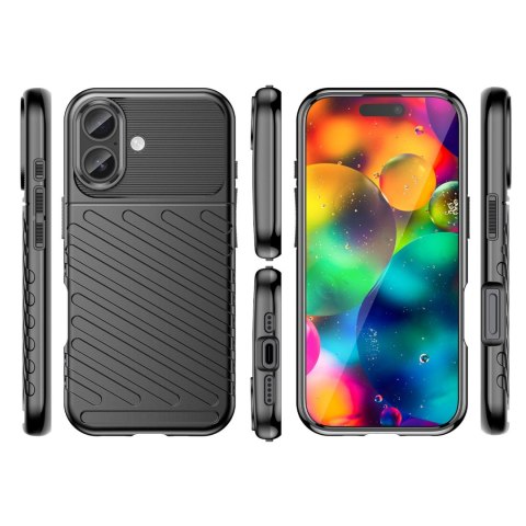 Etui pokrowiec plecki na iPhone 17 Thunder Case - czarne