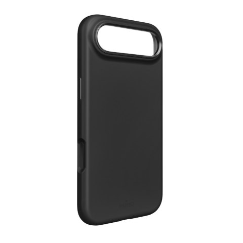 Etui silikonowe na iPhone 17 Air z ochrona aparatu aluminiowymi przyciskami MagSafe - czarne