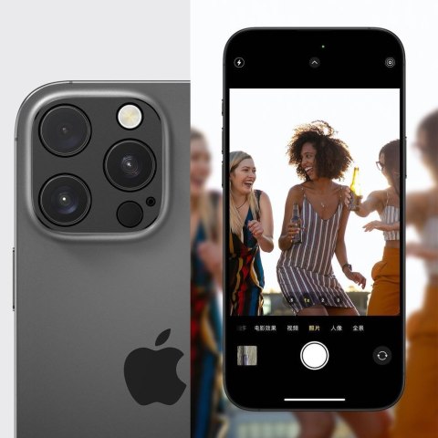 Osłona aparatu na iPhone 17 Pro Max Camalloy Fit+ - srebrna