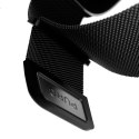 Pasek na zegarek Apple Watch 42 44 45 49mm Milanese - czarny