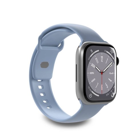 Pasek silikonowy do zegarka Apple Watch 38 40 41 mm Icon jasnoniebieski - 2 szt.
