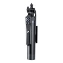 Selfie stick kijek z uchwytem do smartfona teleskopowy tripod 1.3m - czarny