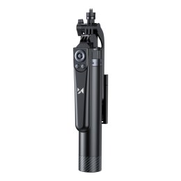 Selfie stick kijek z uchwytem do smartfona teleskopowy tripod 1.3m - czarny