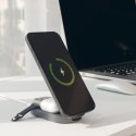 Stacja ładująca 3w1 bezprzewodowa składana do iPhone Apple Watch AirPods QI2 MFI - czarna