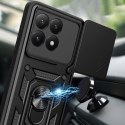 Etui pokrowiec z osłona obiektywu podstawką na Xiaomi 15T CamShield Pro - czarne