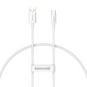 Kabel przewód USB-A - USB-C Superior Series 100W 25cm - biały