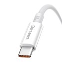 Kabel przewód USB-A - USB-C Superior Series 100W 25cm - biały