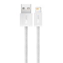 Kabel przewód USB-A - iPhone Lightning Dynamic Series 2.4A 1m - biały