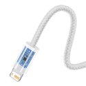Kabel przewód USB-A - iPhone Lightning Dynamic Series 2.4A 1m - biały