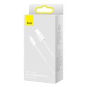 Kabel przewód USB-A - iPhone Lightning Dynamic Series 2.4A 1m - biały