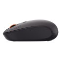 Myszka bezprzewodowa 3 tryby łączności 2.4GHz Bluetooth 3.0 5.0 F01B - szara