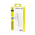 Powerbank 20000mAh 100W z wyświetlaczem dwoma kablami USB-C - beżowy