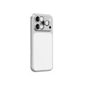 Szkło na aparat na iPhone 17 Pro / Pro Max Sapphire z czarną ramką