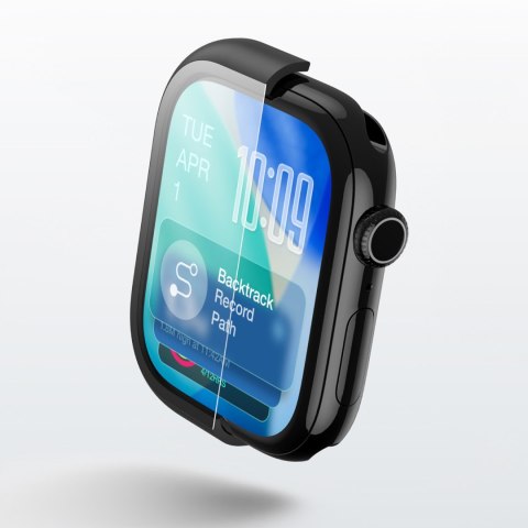 Szkło ochronne z etui na Apple Watch Series 11 42 mm Radix - czarne