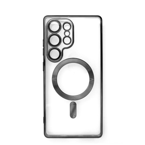 Etui galwanizowane na iPhone 16e Electroplated Case z MagSafe - czarne