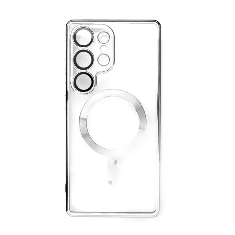 Etui galwanizowane na iPhone 16e Electroplated Case z MagSafe - srebrne