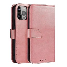 Etui ochronne z klapką do Samsung Galaxy S25 Ultra Magnet Case - różowy