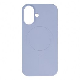 Etui plecki na iPhone 16e Liquid Silicone Case MagSafe - lawendowe