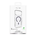 Etui pokrowiec case na iPhone 17 Pro Max Lite Mag MagSafe - przezroczyste niebieski pierścień