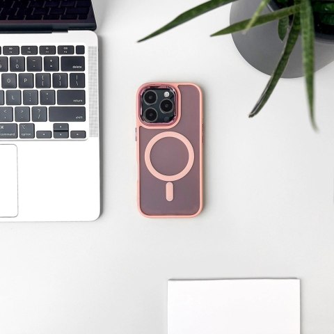 Etui pokrowiec na Samsung Galaxy S26 Ultra Fashion Case MagSafe - różowy