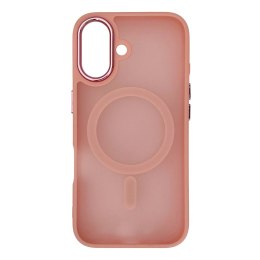 Etui pokrowiec na iPhone 16e Fashion Case z MagSafe - różowy