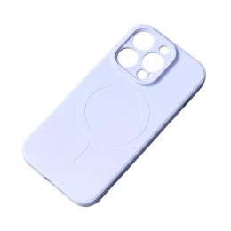 Etui pokrowiec na iPhone 16e Silicone Case z MagSafe - jasnoniebieski