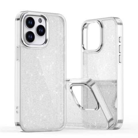 Etui pokrowiec plecki brokatowe na iPhone 16e Glitter Case - przezroczysty