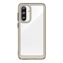 Etui pokrowiec z elastyczną ramką do Samsung Galaxy A36 Outer Space Case - przezroczysto czarny