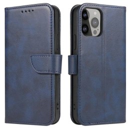 Etui pokrowiec z klapką do Samsung Galaxy S24 FE Magnet Case - niebieski