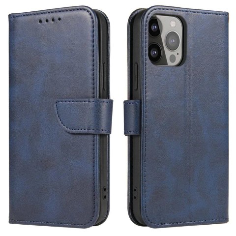 Etui pokrowiec z klapką do Samsung Galaxy S24 FE Magnet Case - niebieski