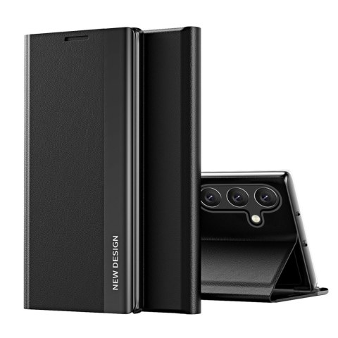 Etui pokrowiec z klapką i podstawką na Samsung Galaxy A36 Sleep Case Pro - czarny