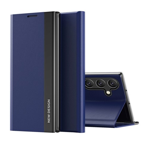 Etui pokrowiec z klapką i podstawką na Samsung Galaxy A36 Sleep Case Pro - niebieski