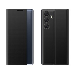 Etui pokrowiec z klapką podstawką na Samsung Galaxy A36 New Sleep Case - czarny