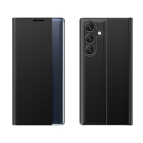 Etui pokrowiec z klapką podstawką na Samsung Galaxy A36 New Sleep Case - czarny