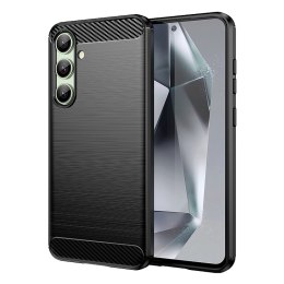 Etui silikonowe do Samsung Galaxy S24 FE Carbon Case - czarny