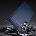 Etui silikonowe do Samsung Galaxy S24 FE Carbon Case - niebieski