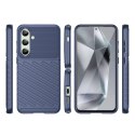 Etui silikonowe pancerny pokrowiec do Samsung Galaxy S24 FE Thunder Case - niebieski