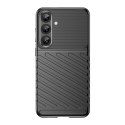 Etui silikonowe pancerny pokrowiec do Samsung Galaxy S25+ Thunder Case - czarny