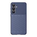 Etui silikonowe pancerny pokrowiec do Samsung Galaxy S25+ Thunder Case - niebieski